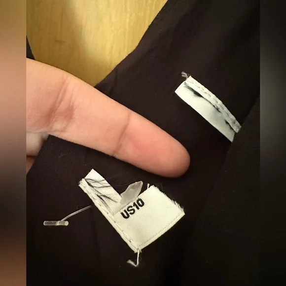 Princess Polly Nellie Maxi Dress Black Linen - Picture 3 of 4